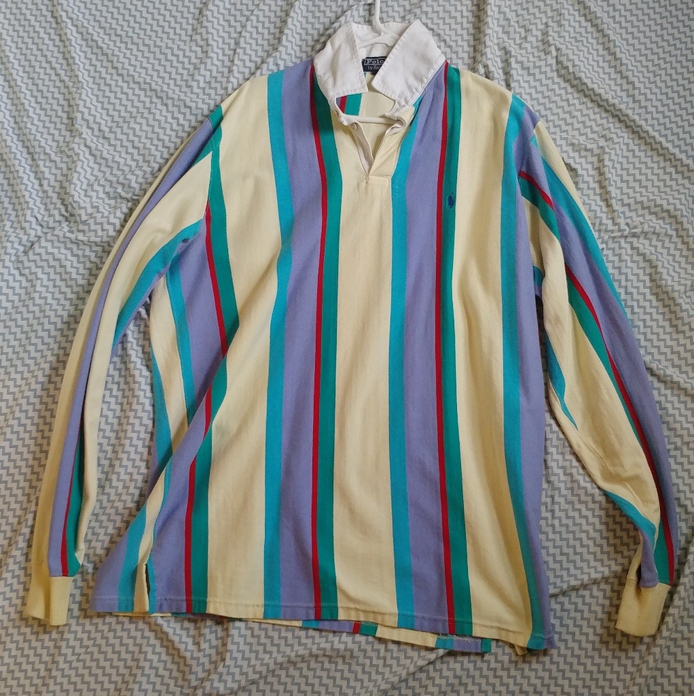 Vintage Polo ralph lauren long sleeve polo